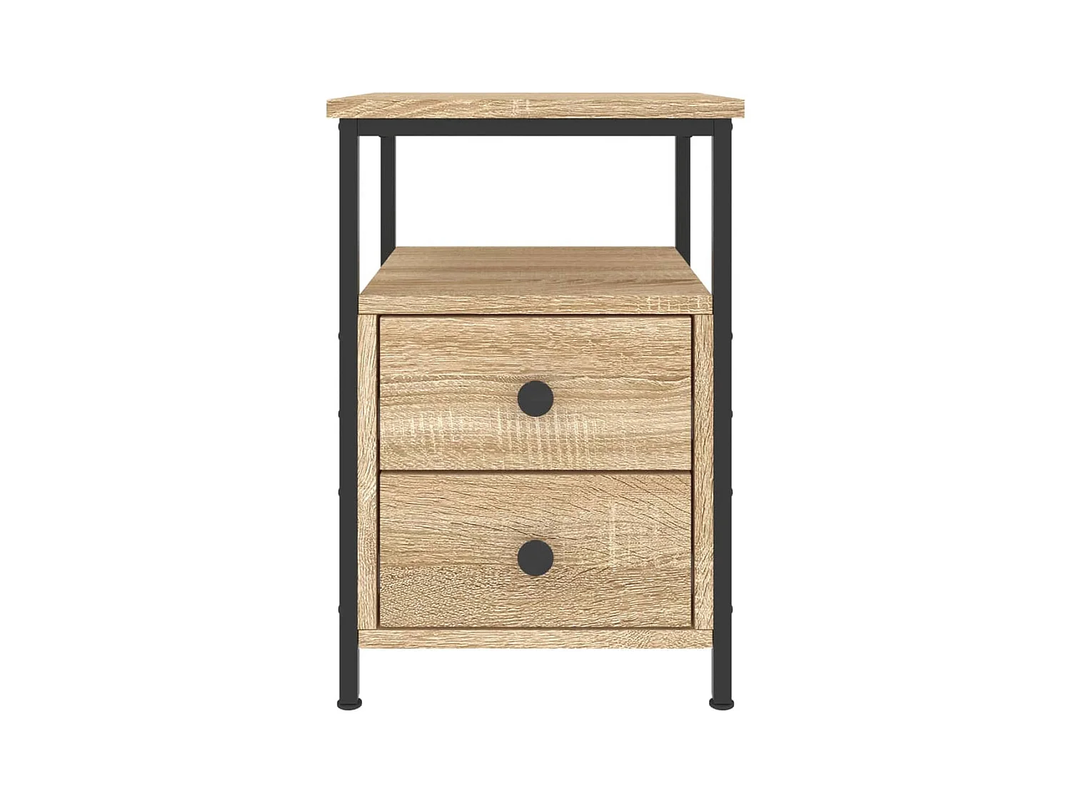 Winter Springs  Tables de chevet 2pcs chêne sonoma 34x35,5x50cm bois ingénierie