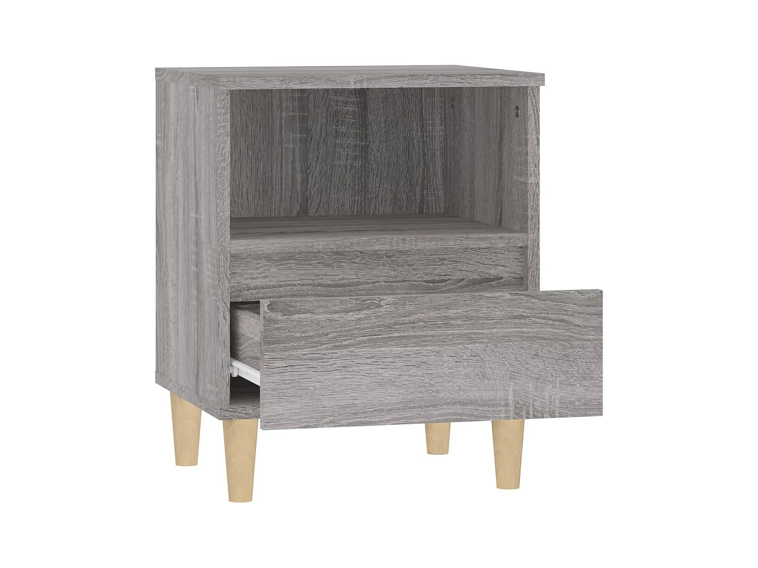 Palazzolo sull'Oglio  Tables de chevet 2 pcs Sonoma gris 40x35x50 cm