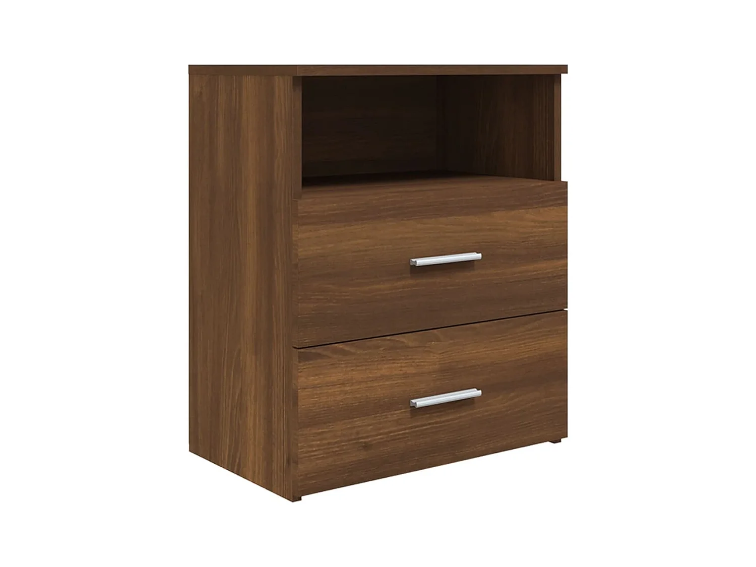 Oldenzaal  Table de chevet Chêne marron 50x32x60 cm