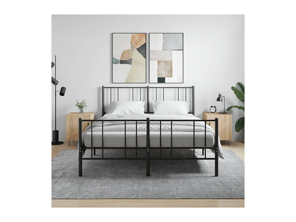 Corning  Tables de chevet 2 pcs chêne sonoma 40x40x50 cm bois ingénierie