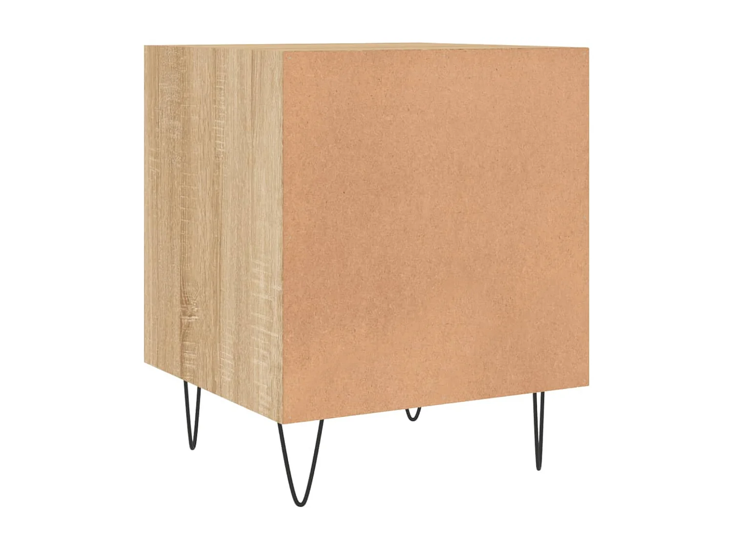 Corning  Tables de chevet 2 pcs chêne sonoma 40x40x50 cm bois ingénierie