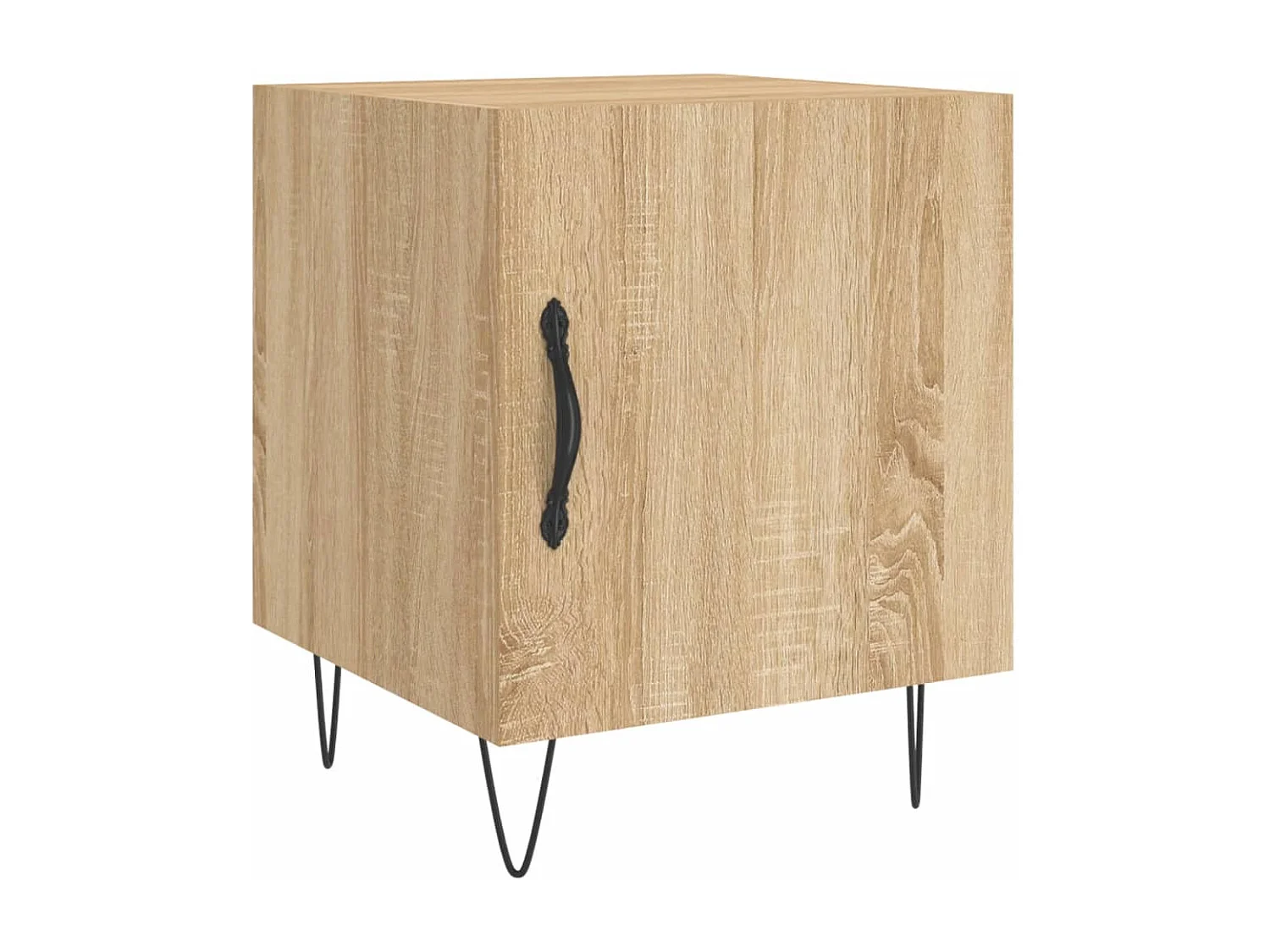 Corning  Tables de chevet 2 pcs chêne sonoma 40x40x50 cm bois ingénierie