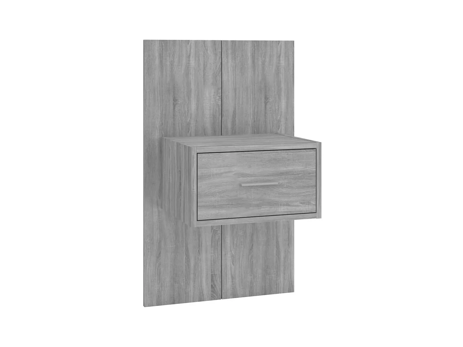 Saffira  Tables de chevet murales 2 pcs Sonoma gris