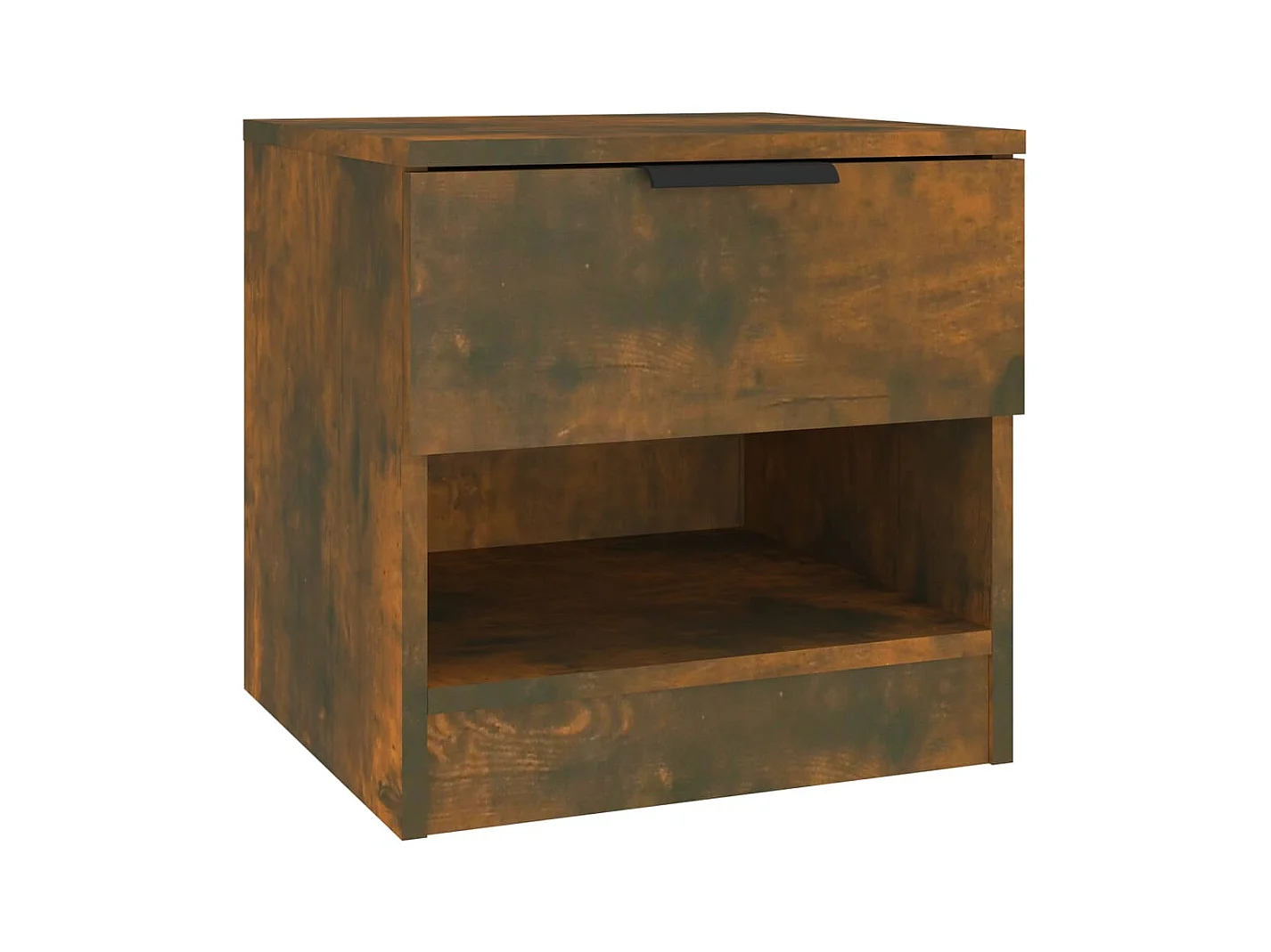 Brøndby  Table de chevet Chêne fumé Bois d'ingénierie