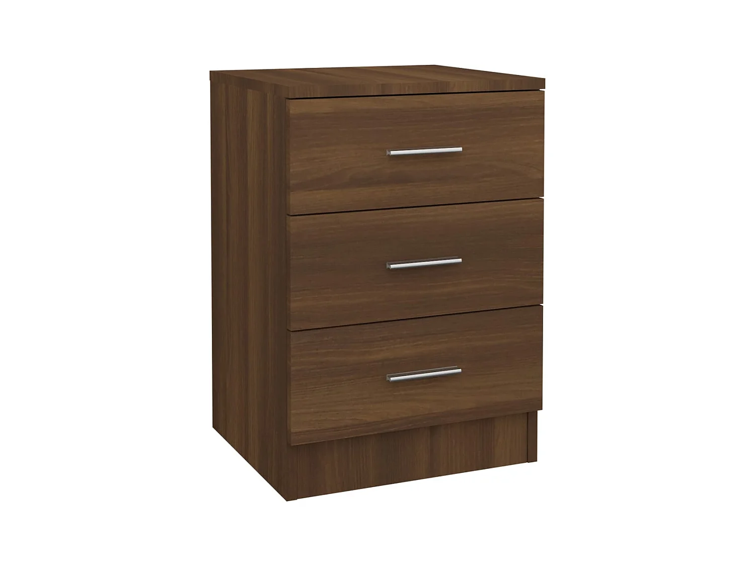 Drumraney  Table de chevet Chêne marron 38x35x56 cm Bois d'ingénierie