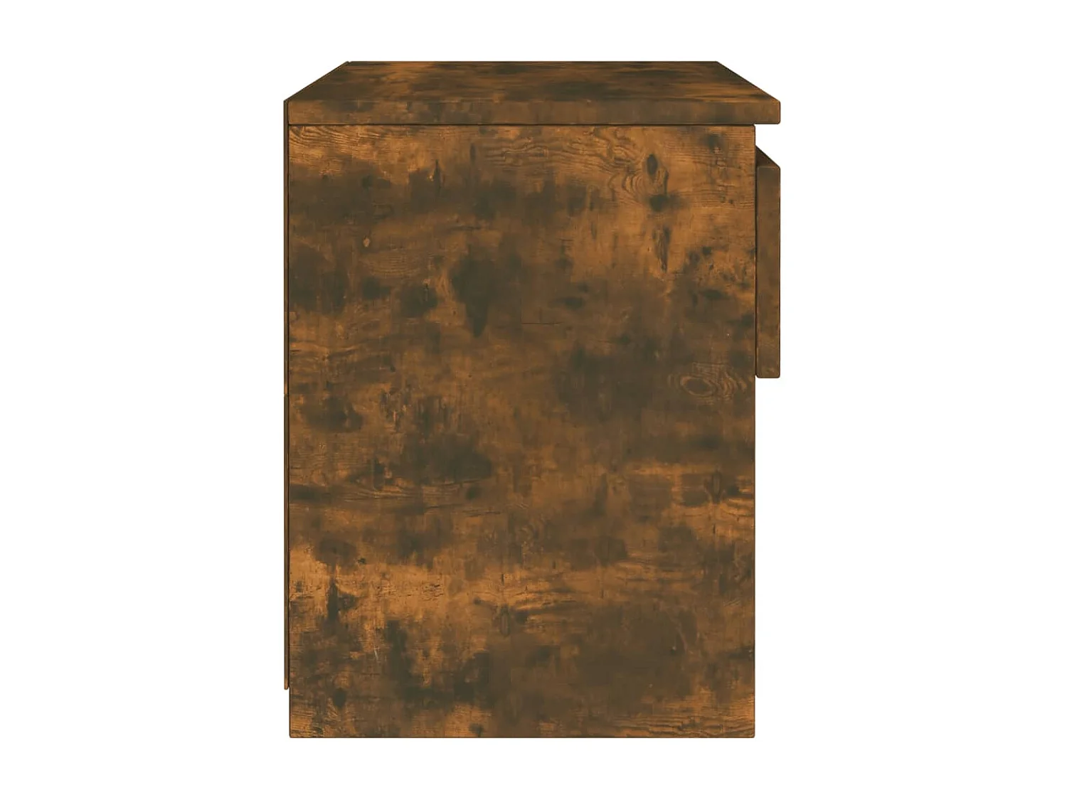 Elle  Table de chevet Chêne fumé 40x30x39 cm Bois d'ingénierie