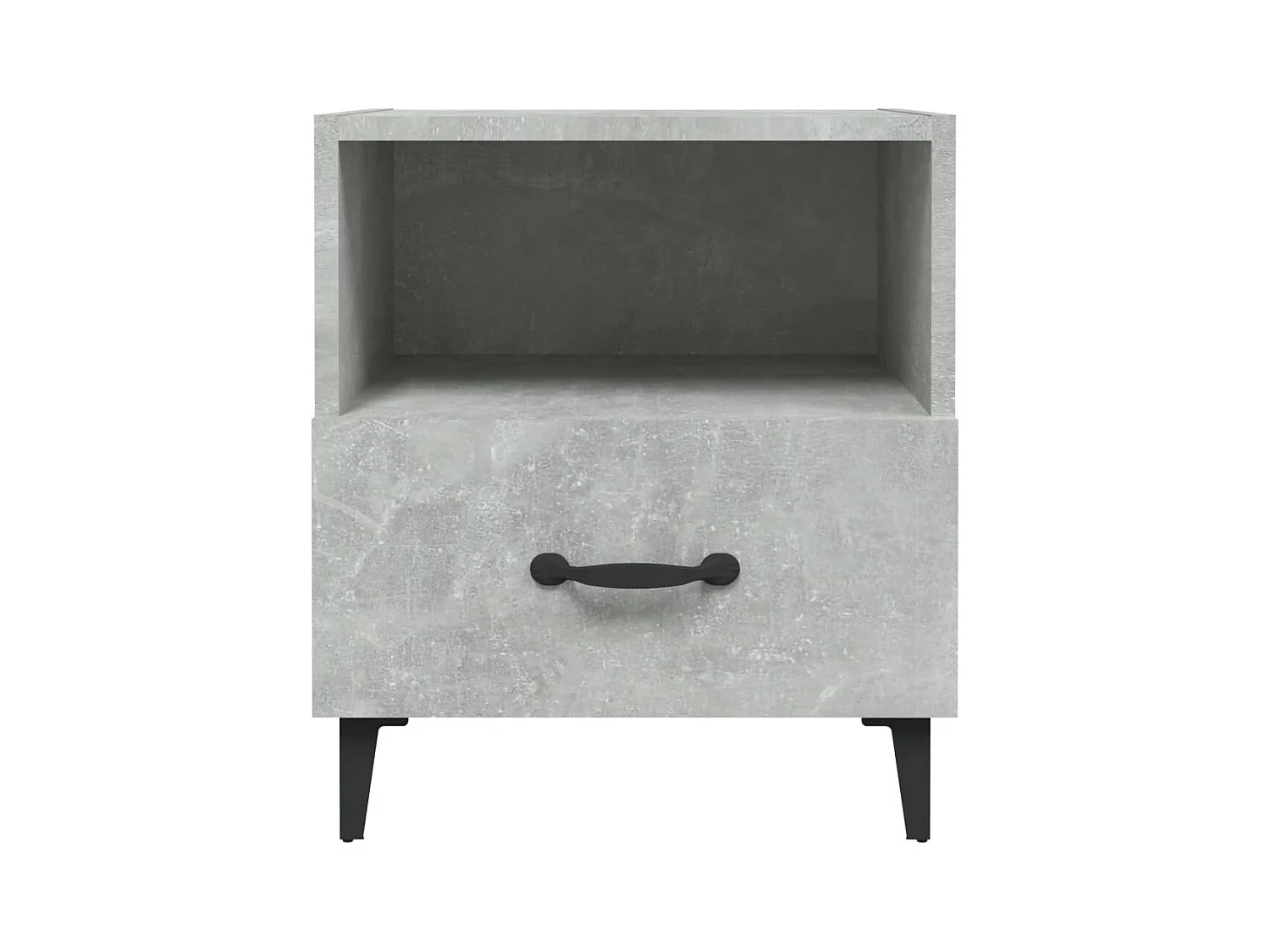 Weedsport  Table de chevet Gris béton Bois d'ingénierie