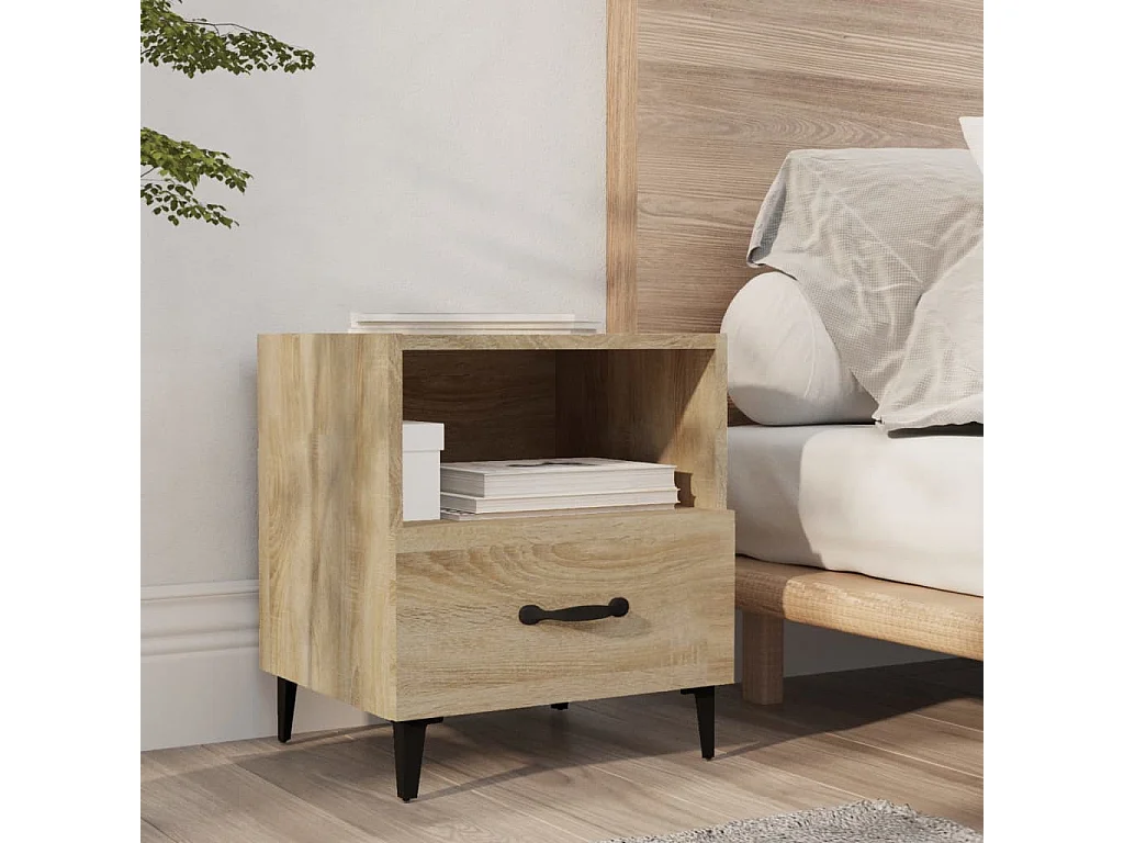 Weedsport  Table de chevet Chêne sonoma Bois d'ingénierie