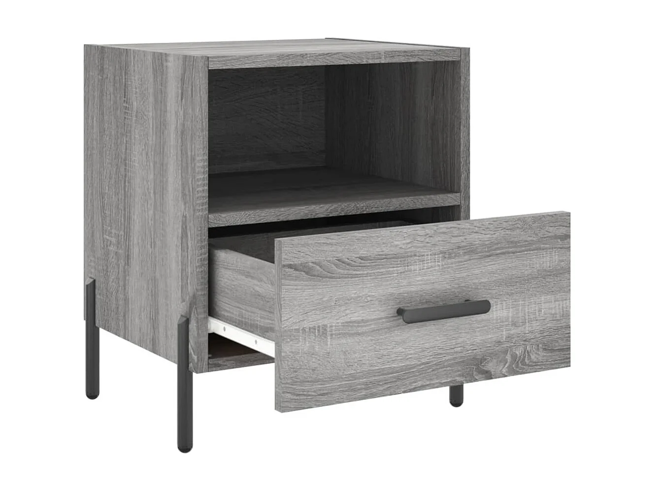 Gilda  Tables de chevet 2 pcs sonoma gris 40x35x47,5 cm