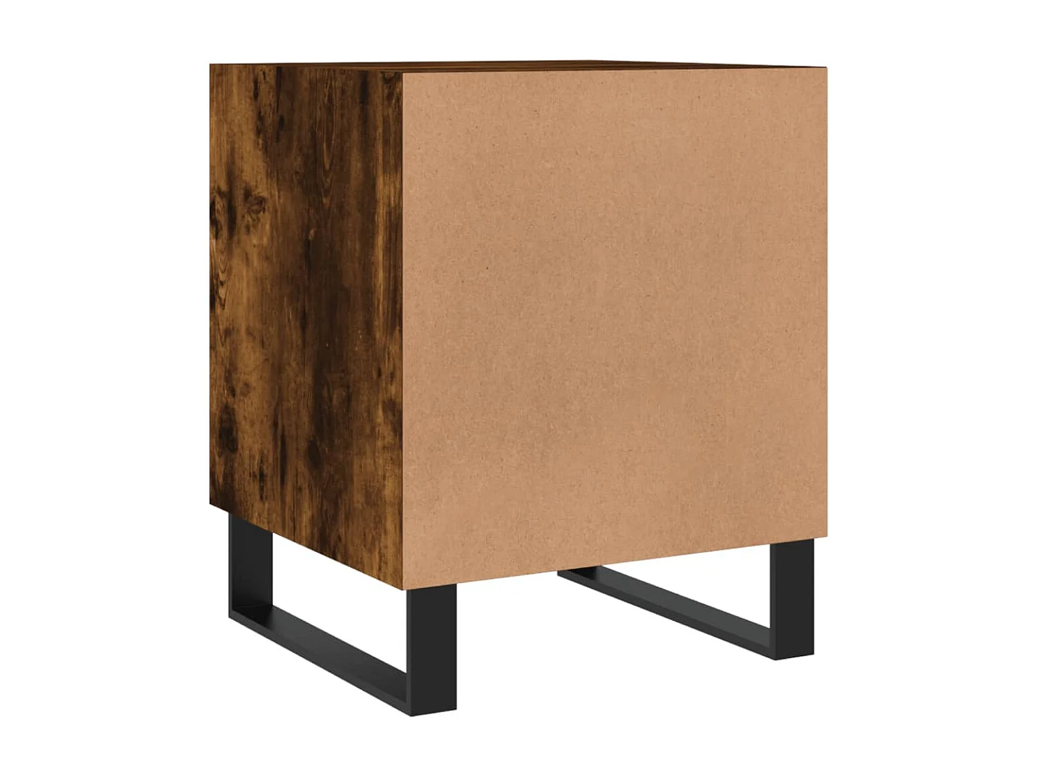 Kuopio  Tables de chevet 2 pcs chêne fumé 40x40x50 cm bois d'ingénierie