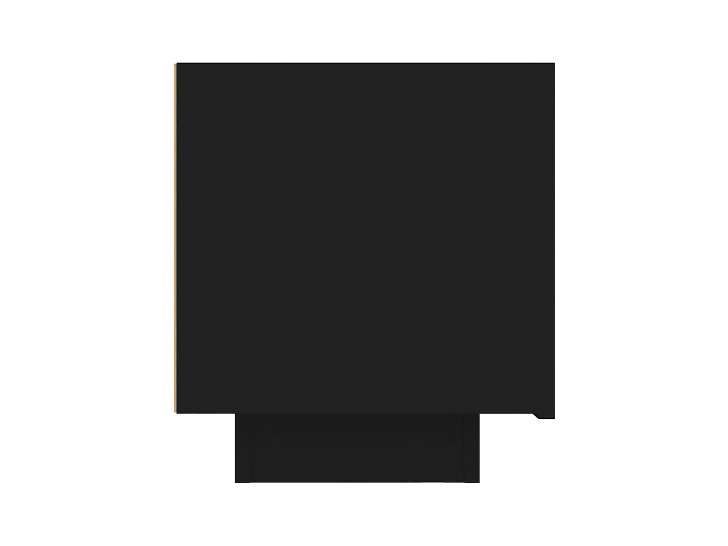 Cedar City  Table de chevet noir 100x35x40 cm bois d'ingénierie