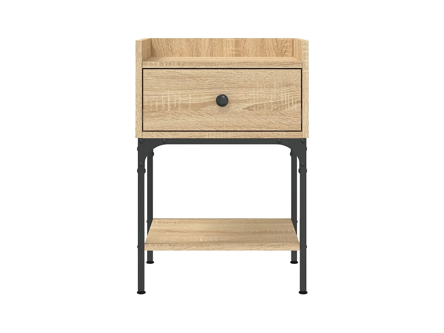 Charlie  Table de chevet chêne sonoma 40,5x31x60 cm bois d'ingénierie