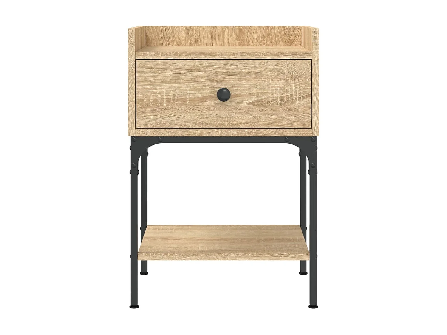 Charlie  Nachtkastje 40,5x31x60 cm bewerkt hout sonoma eikenkleurig