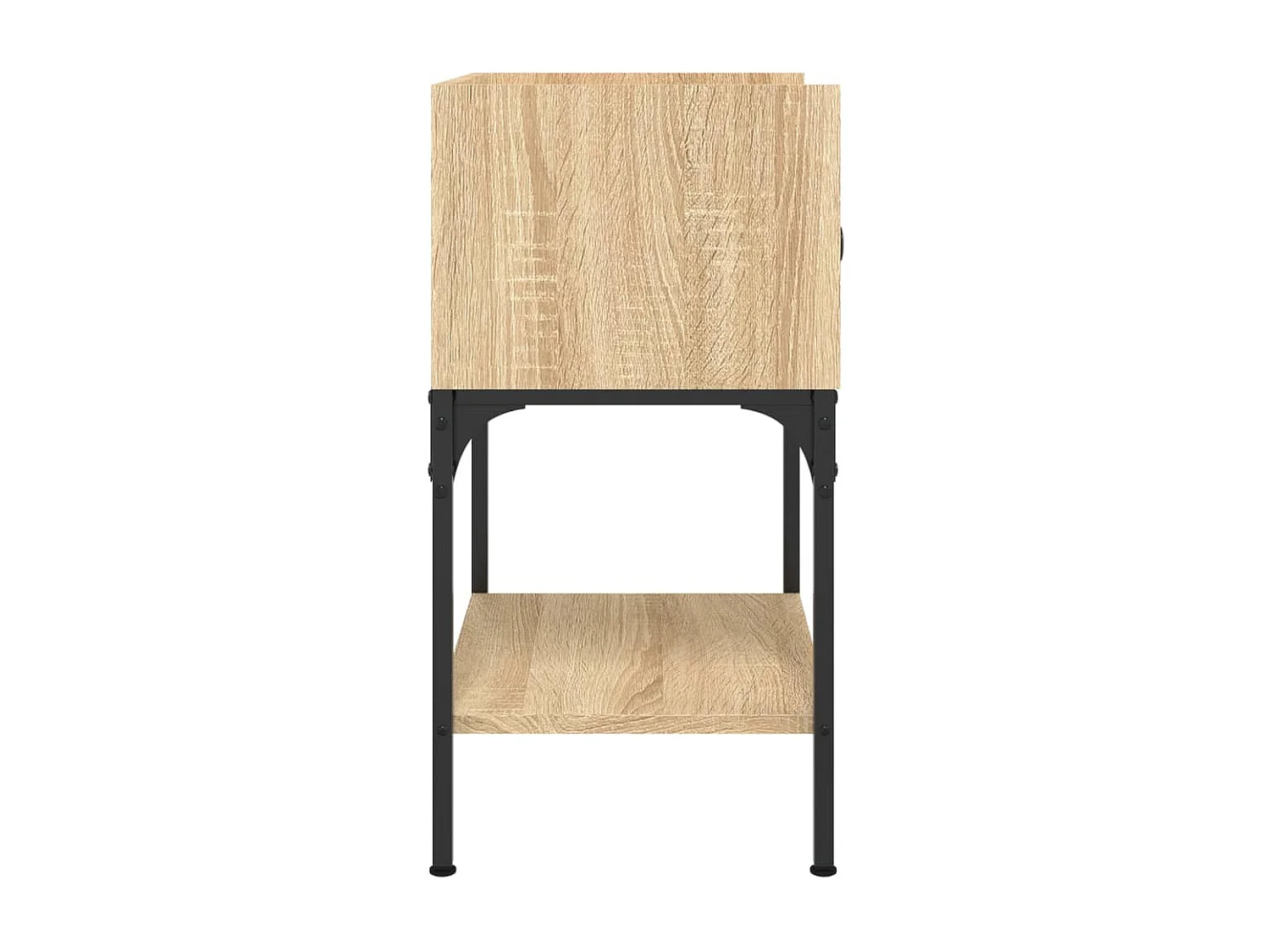 Charlie  Nachtkastje 40,5x31x60 cm bewerkt hout sonoma eikenkleurig