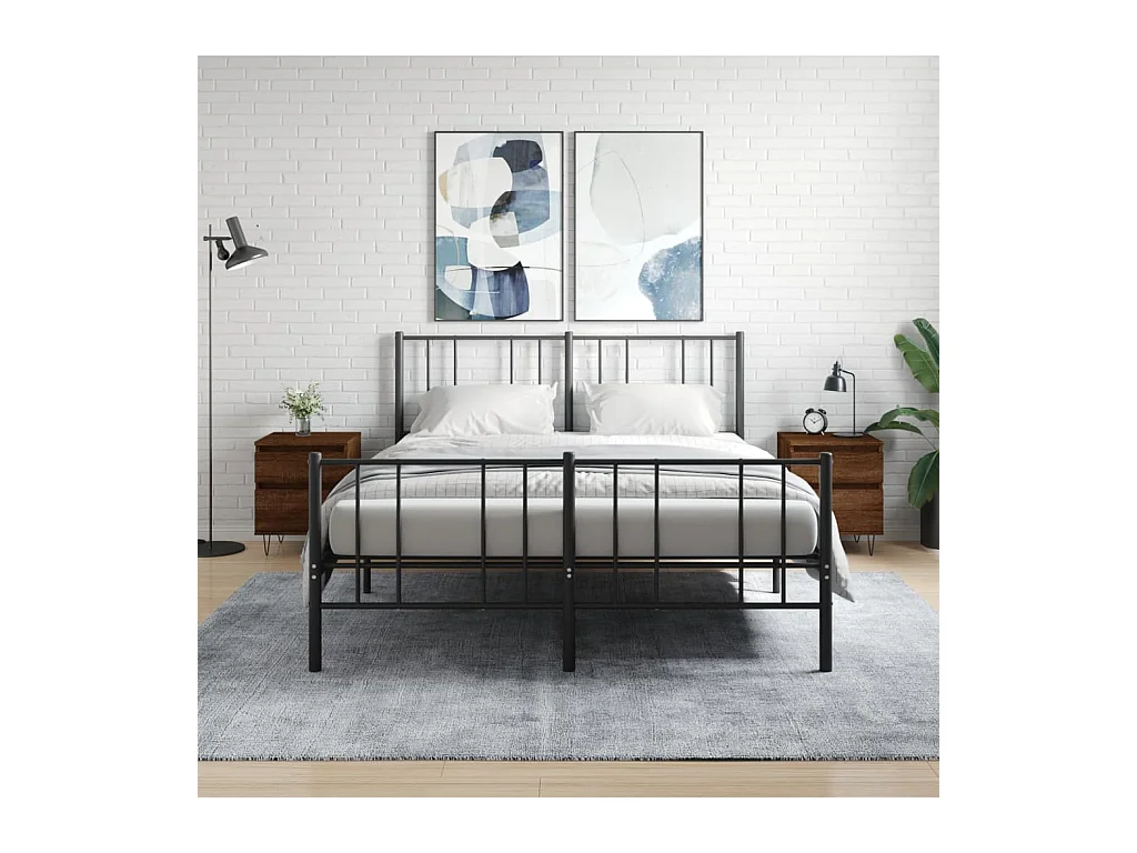 Ineke  Tables de chevet 2 pcs chêne marron 40x35x50 cm bois ingénierie