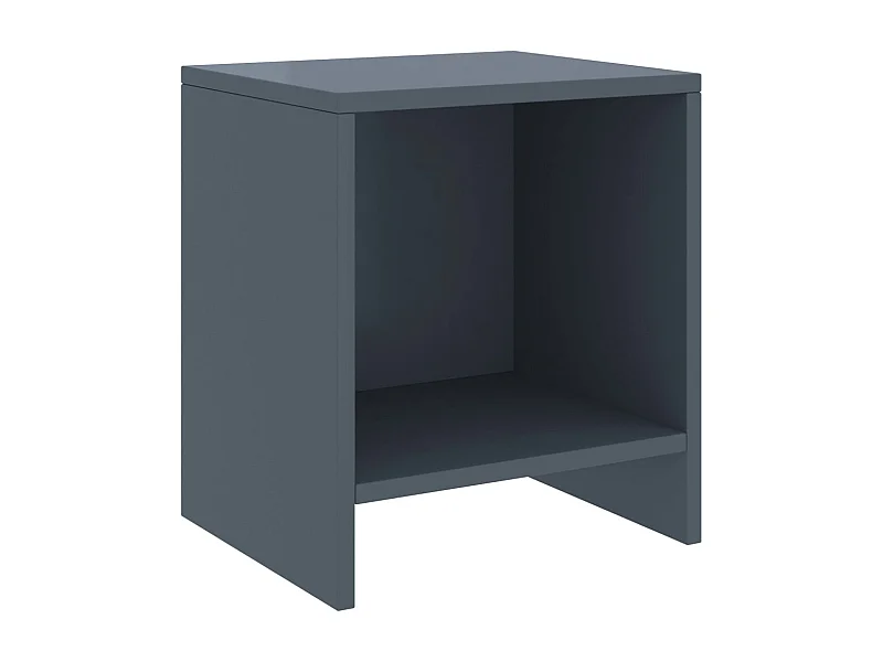 Snorfin  Tables de chevet 2 pcs Gris clair 35x30x40cm Bois de pin massif