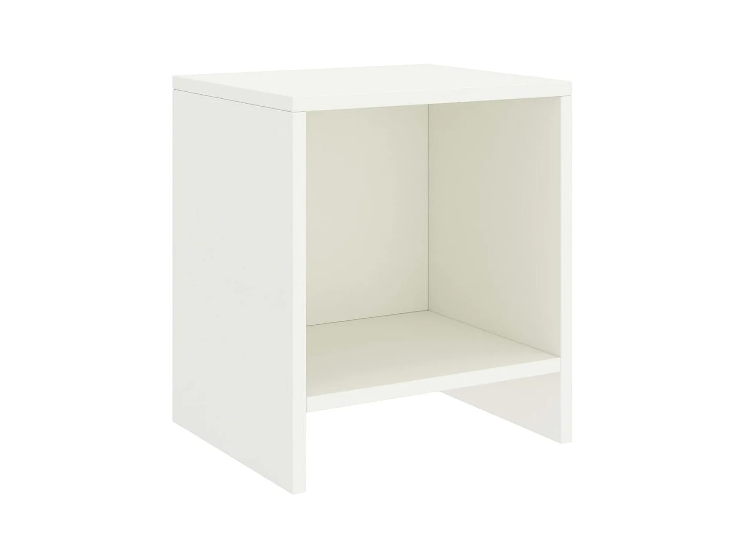 Snorfin  Tables de chevet 2 pcs Blanc 35x30x40 cm Bois de pin massif