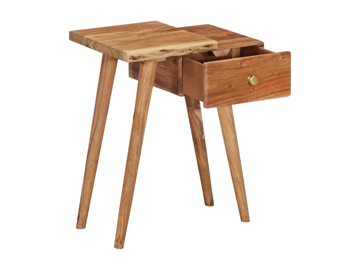 Garden Furniture -  Nachttisch Massivholz Akazie 45x32x55 cm