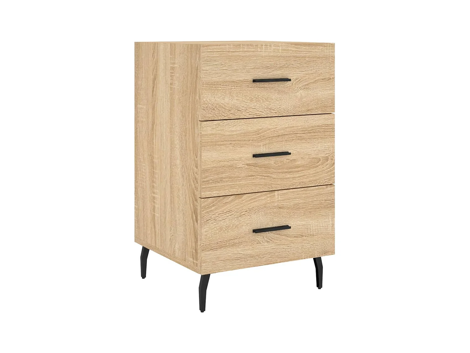 Hansa  Table de chevet chêne sonoma 40x40x66 cm bois d'ingénierie