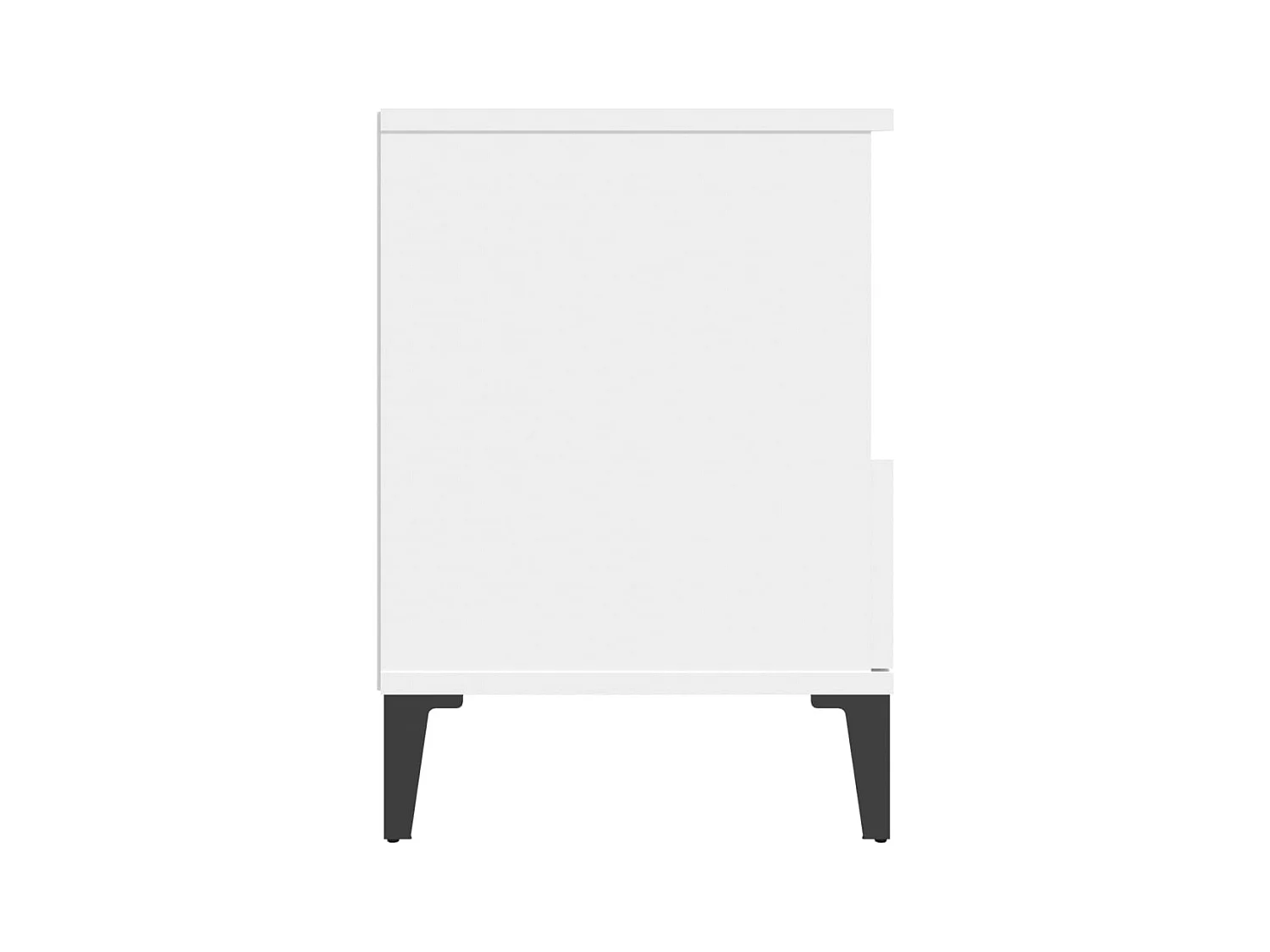 Centennial  Tables de chevet 2 pcs Blanc 40x35x50 cm