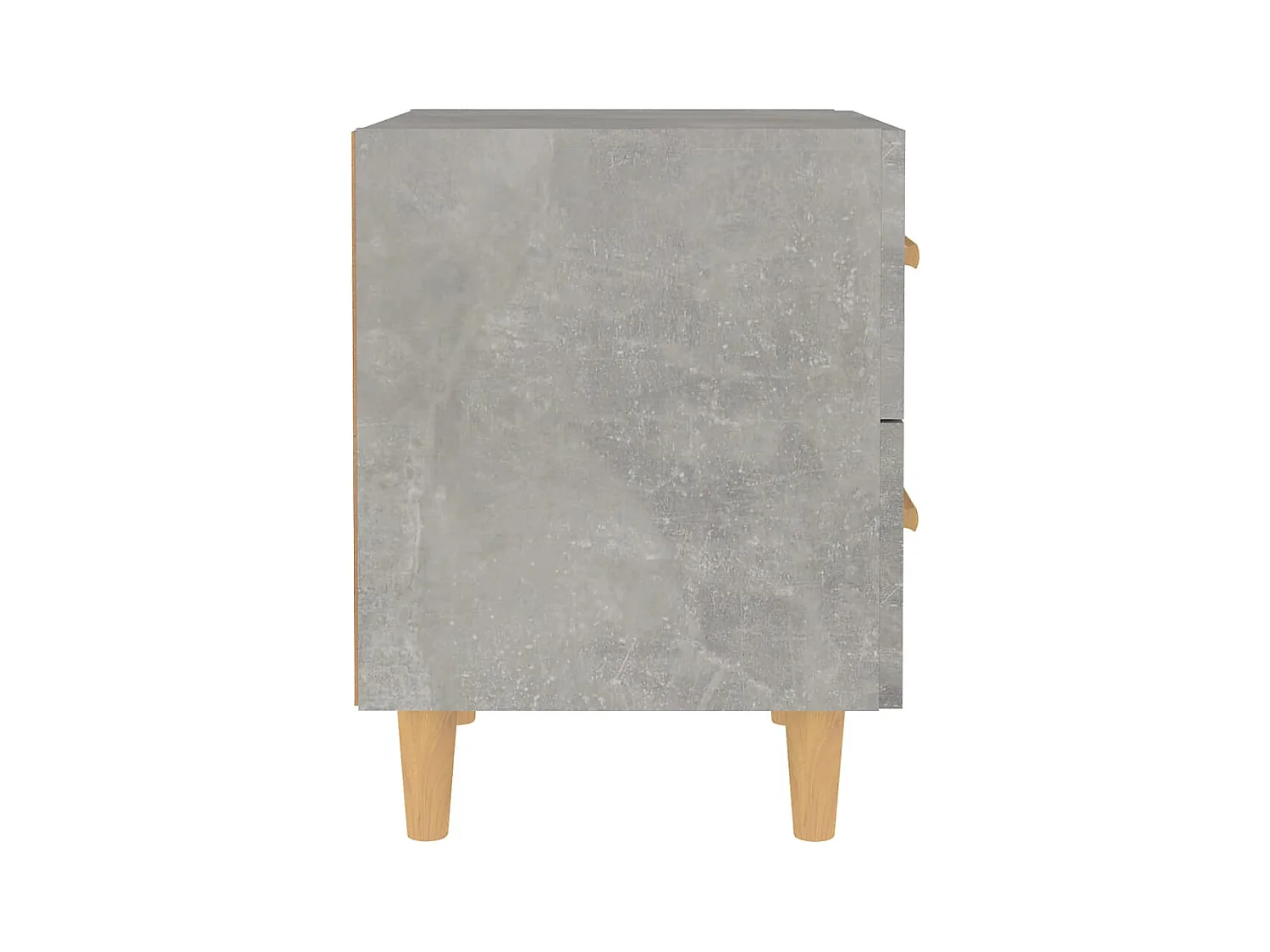 Ferrara  Tables de chevet 2 pcs Gris béton 40x35x47,5 cm