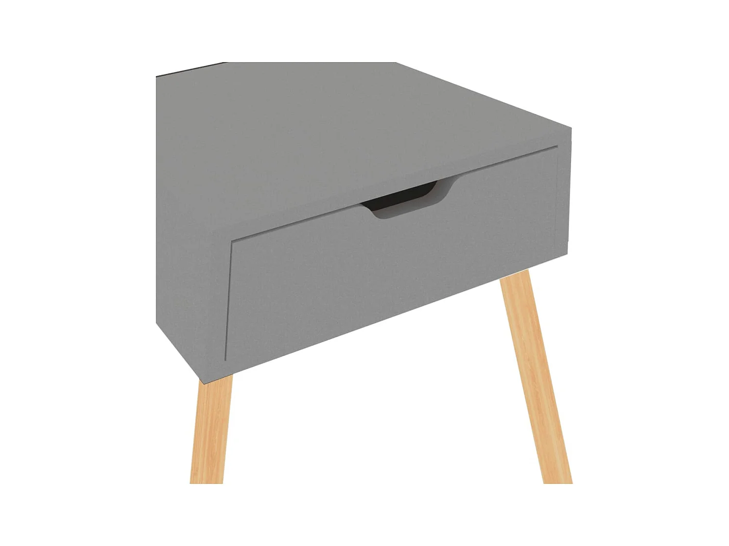 Wellsville  Tables de chevet 2 pcs Gris 40x40x56 cm Bois d'ingénierie