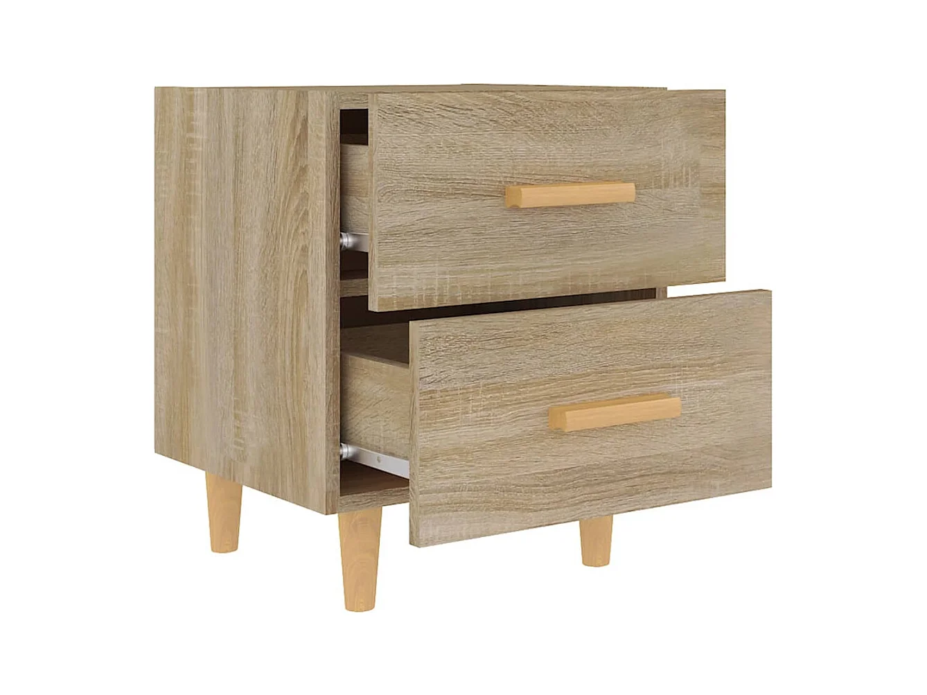 Ferrara  Tables de chevet 2 pcs Chêne sonoma 40x35x47,5 cm