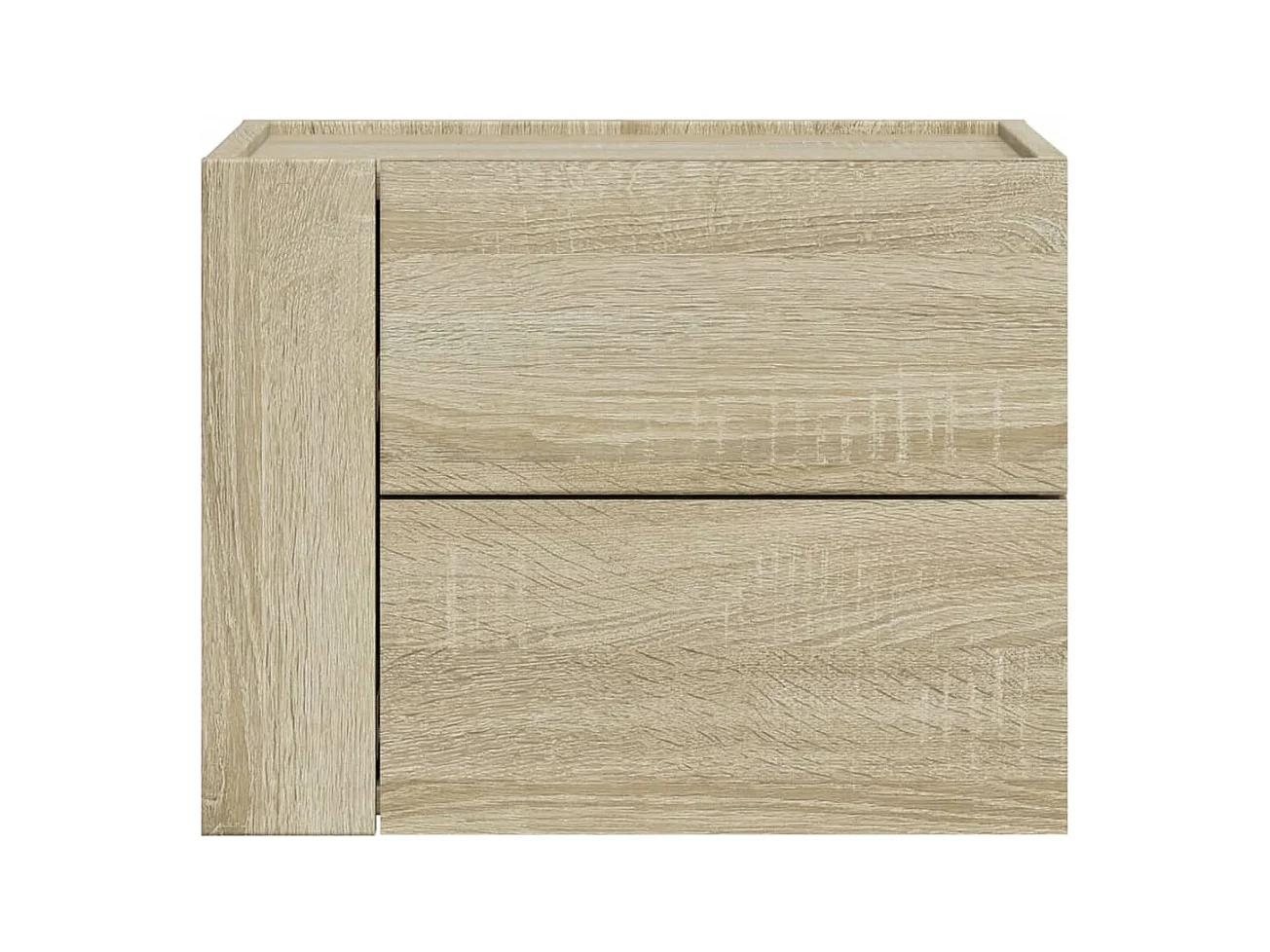 Dayton  Tables de chevet murales 2 pcs chêne sonoma 45x30x35 cm
