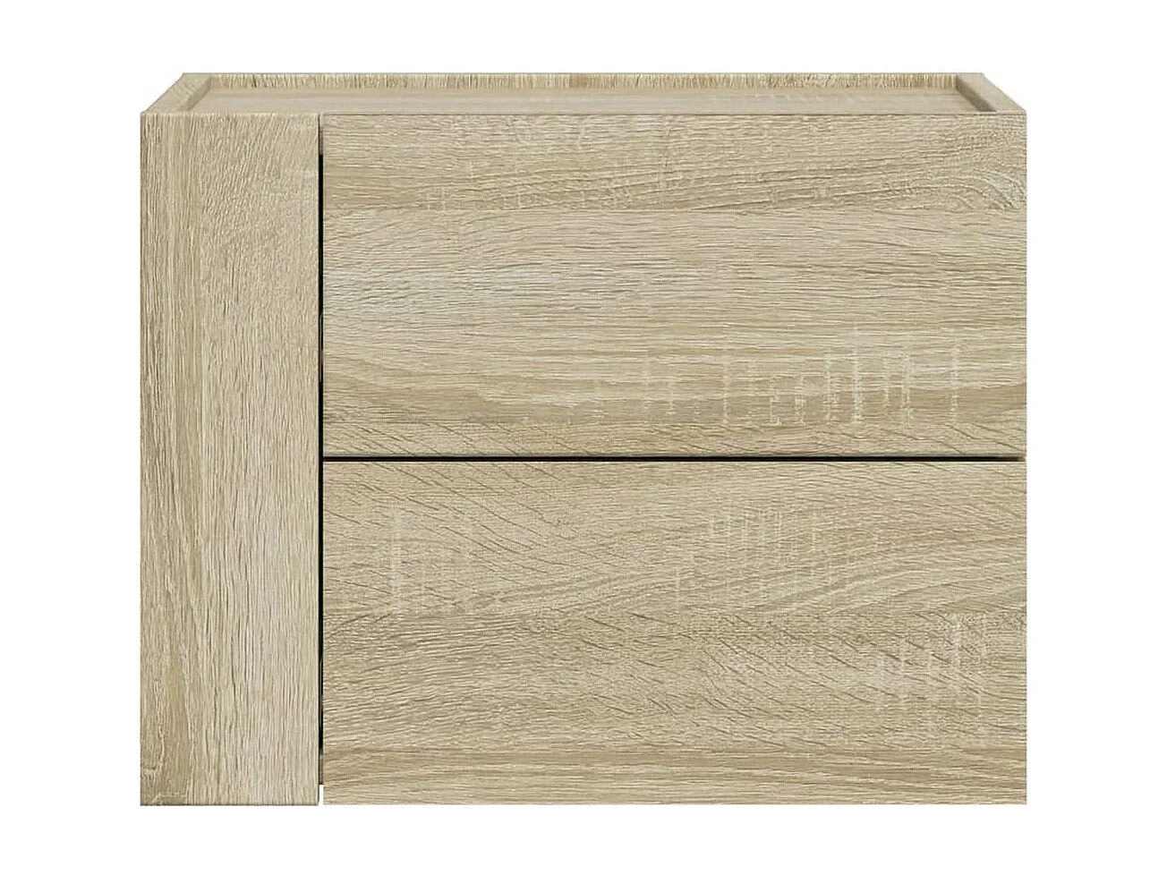Dayton  Tables de chevet murales 2 pcs chêne sonoma 45x30x35 cm