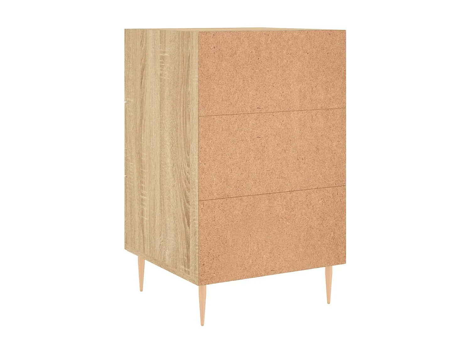 Sophie-Pauline  Table de chevet chêne sonoma 40x40x66 cm bois d'ingénierie