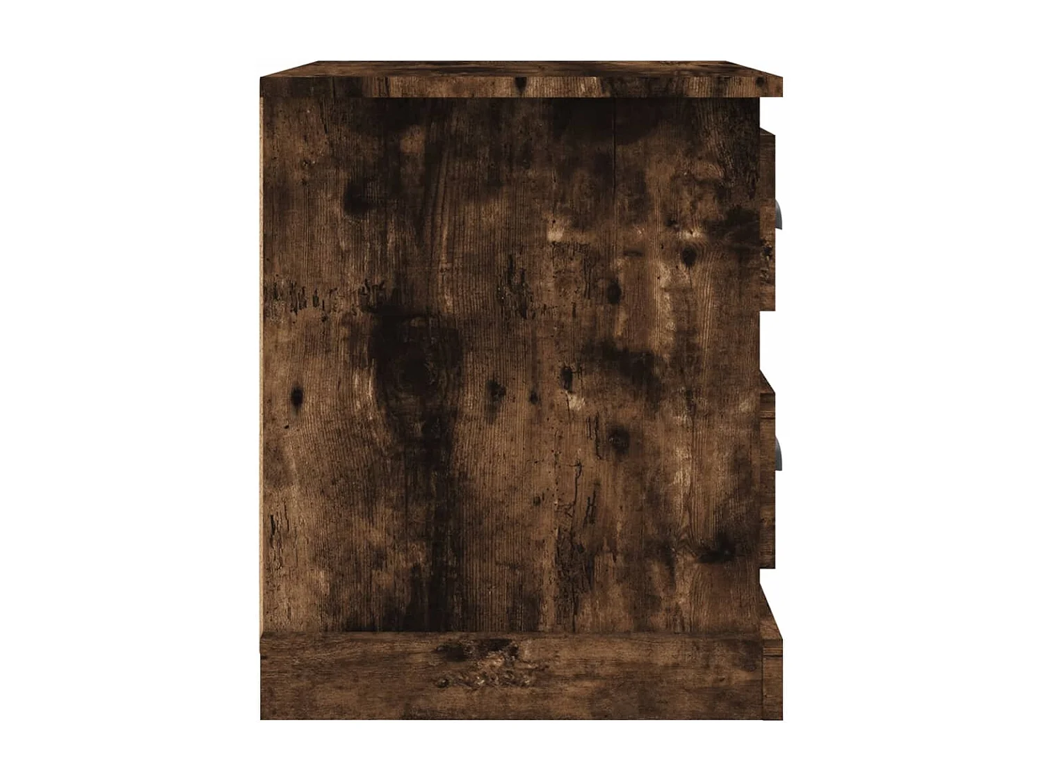 Arras  Tables de chevet 2 pcs chêne fumé 39x39x47,5 cm bois ingénierie