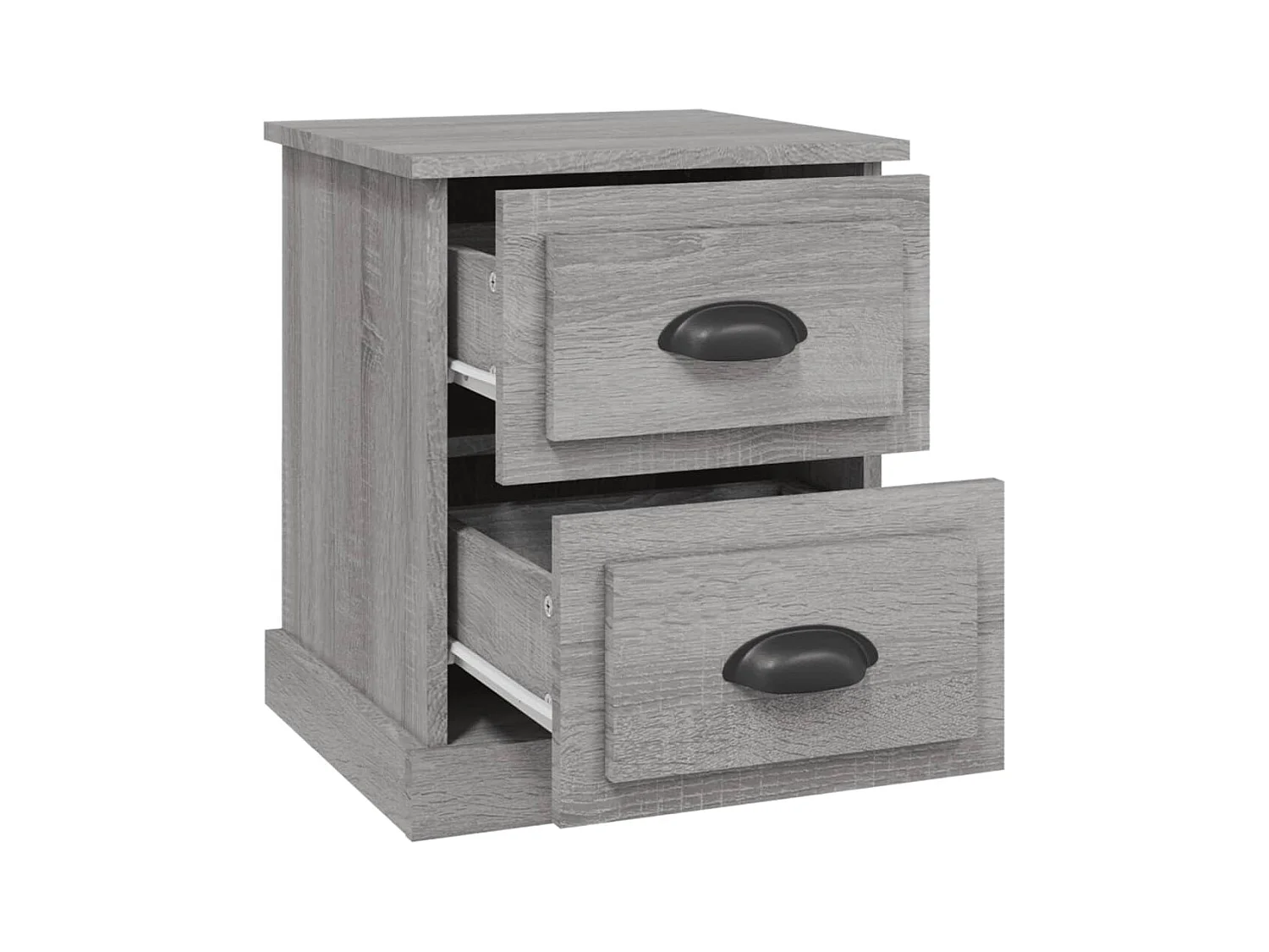 Arras  Tables de chevet 2 pcs sonoma gris 39x39x47,5cm bois ingénierie