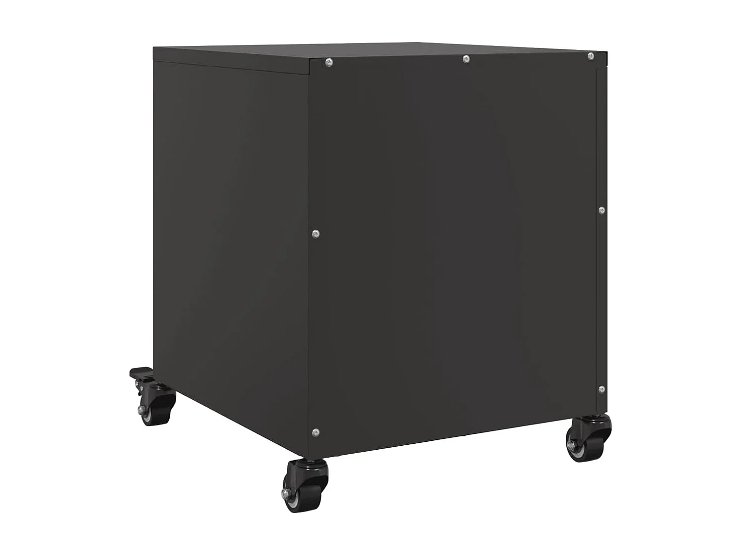 Roanoke  Table de chevet noir 36x39x43,5 cm acier