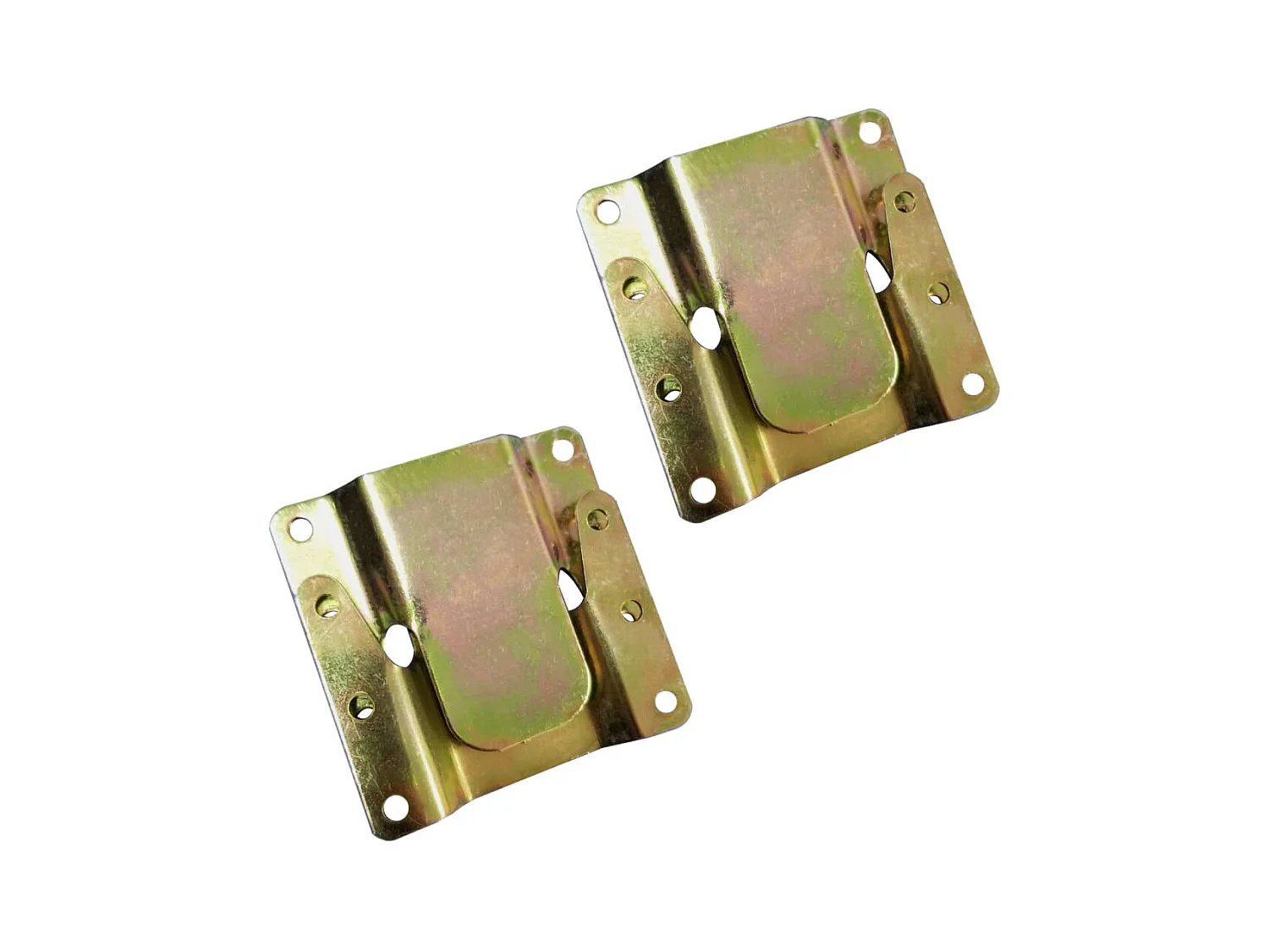 Emmanuelle  Tables de chevet flottantes 2 pcs Chêne fumé Bois d’ingénierie