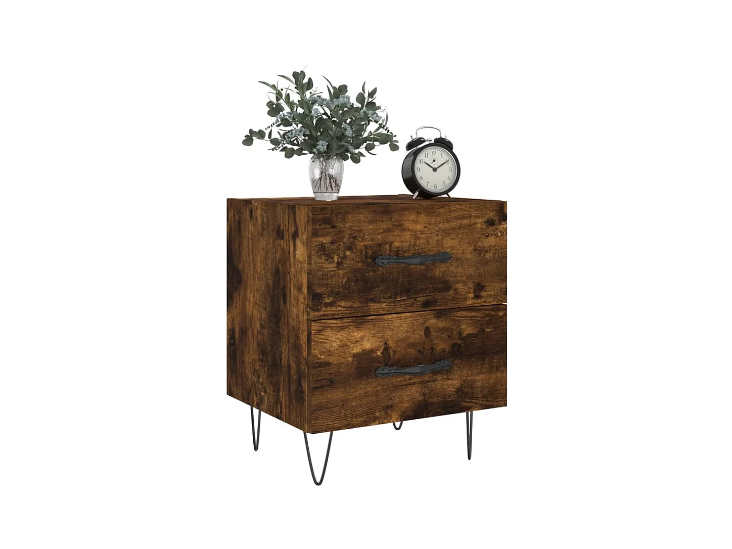 Alameda  Tables de chevet 2pcs chêne fumé 40x35x47,5cm bois d’ingénierie