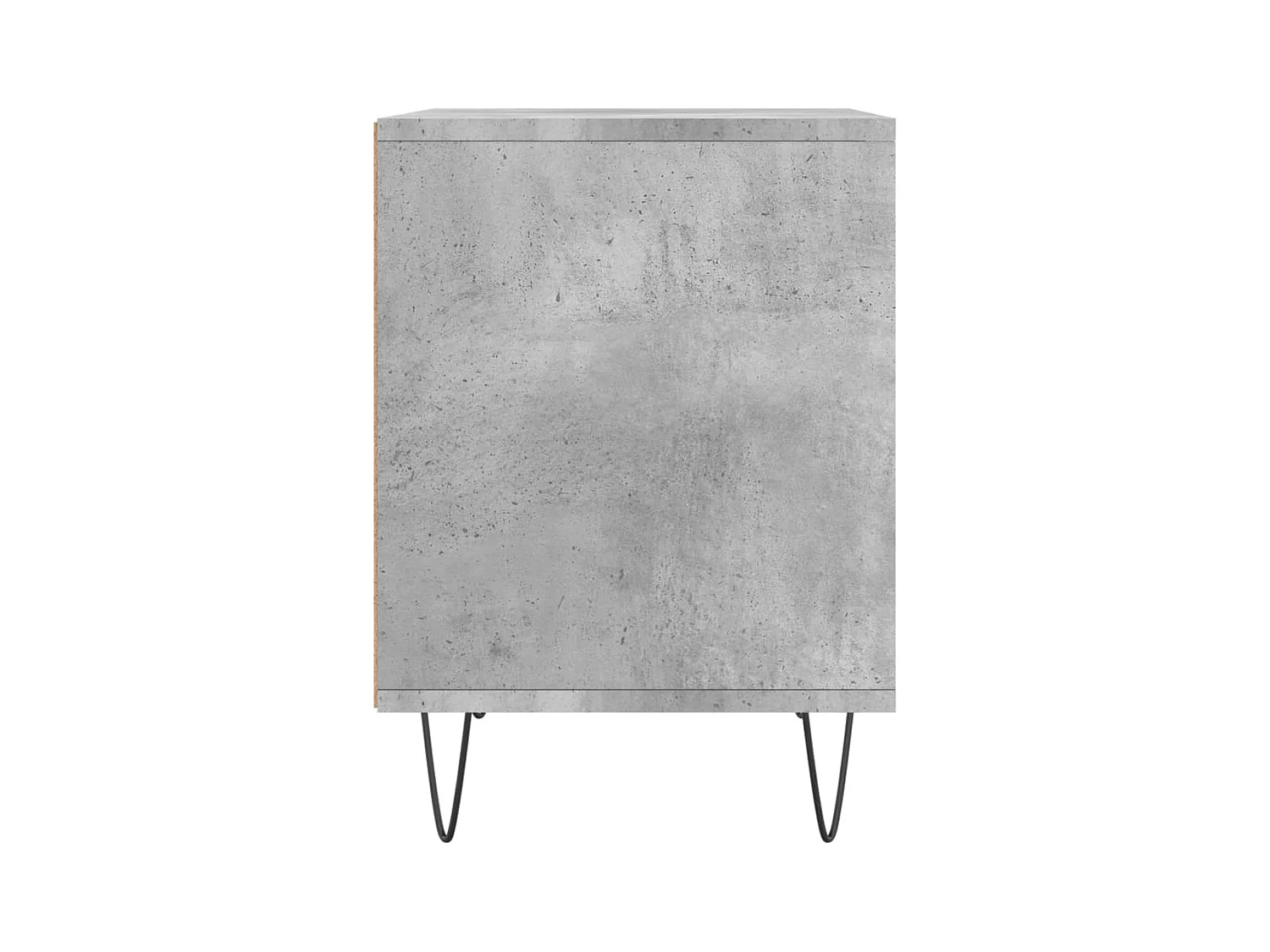 Sander  Tables de chevet 2 pcs gris béton 40x35x50 cm bois d’ingénierie