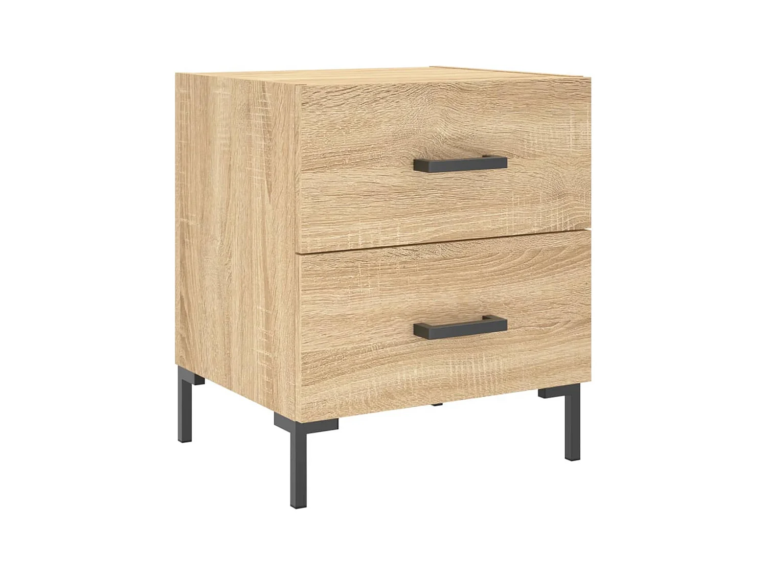 Myrion  Table de chevet chêne sonoma 40x35x47,5 cm bois d’ingénierie