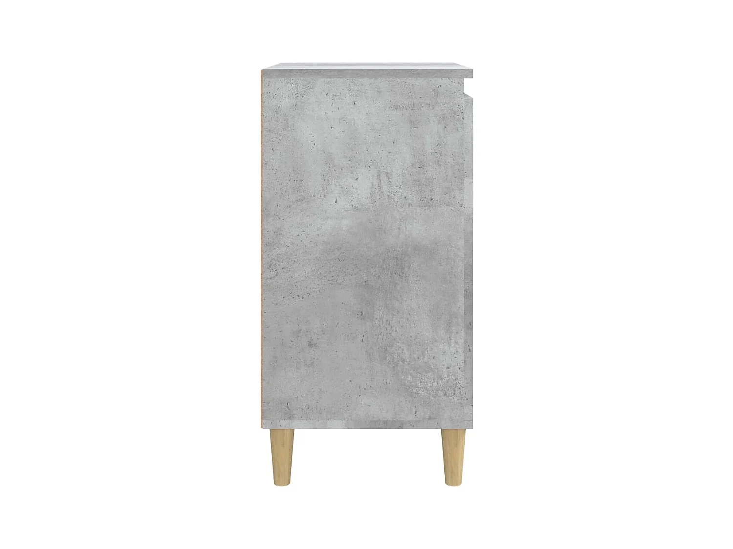 Samir  Tables de chevet 2 pcs gris béton 40x35x70 cm bois d'ingénierie