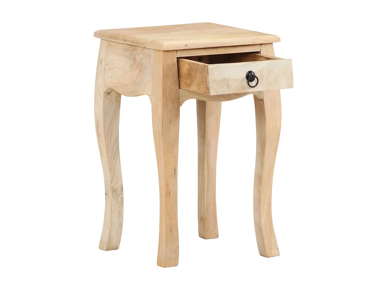 Paul-François-Claude  Table de chevet 28x28x46 cm Bois de manguier massif