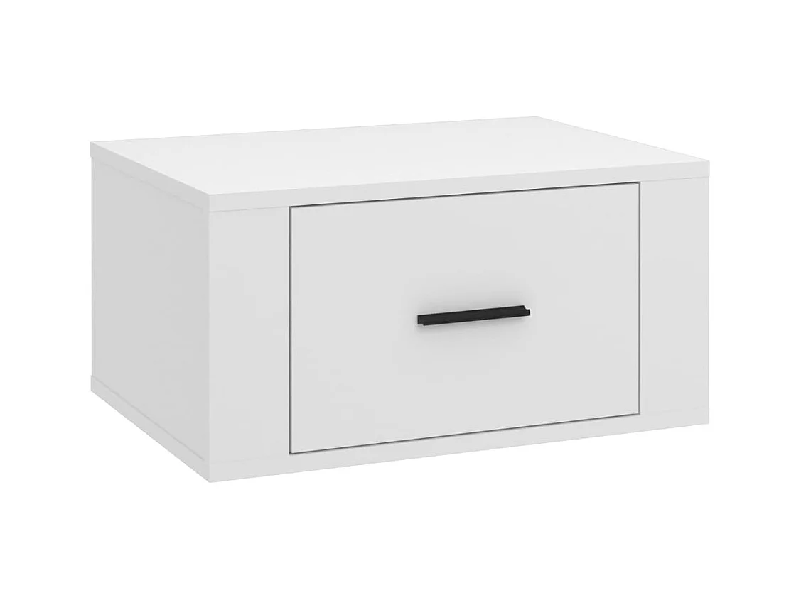 Culpeper  Tables de chevet murales 2 pcs Blanc 50x36x25 cm