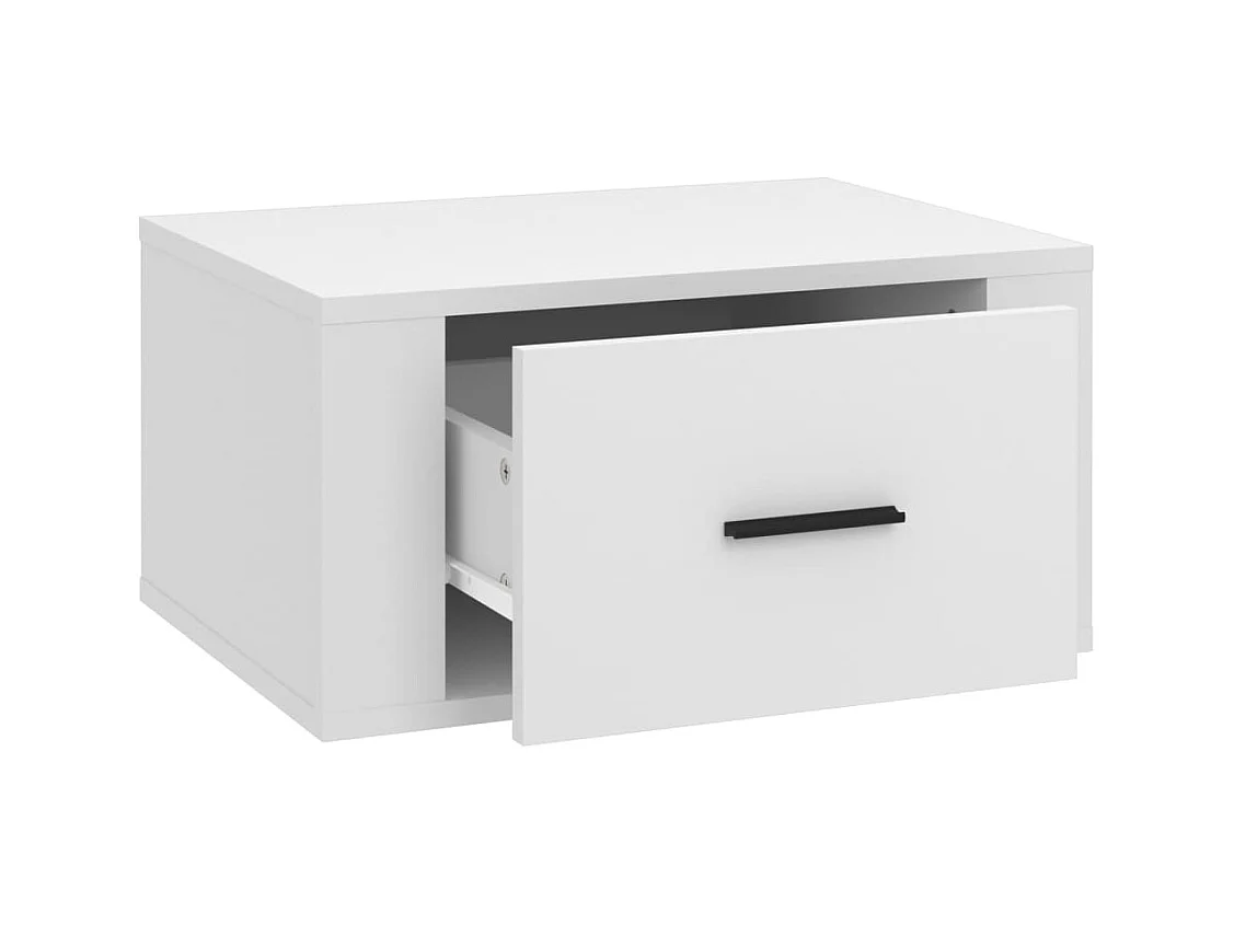 Culpeper  Tables de chevet murales 2 pcs Blanc 50x36x25 cm