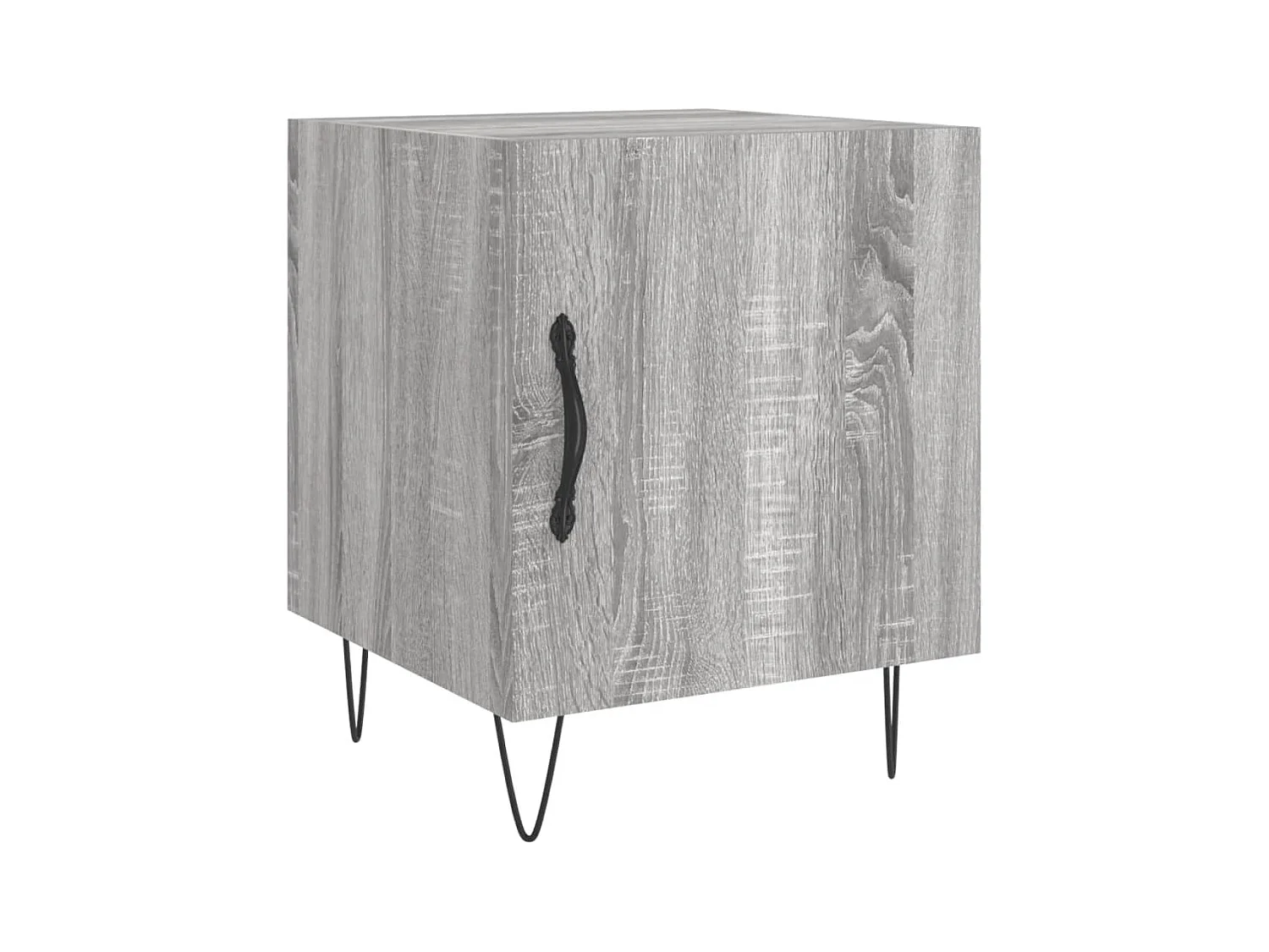 Corning  Tables de chevet 2 pcs sonoma gris 40x40x50cm bois d'ingénierie