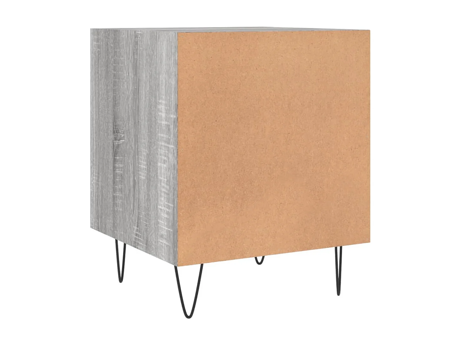 Corning  Tables de chevet 2 pcs sonoma gris 40x40x50cm bois d'ingénierie