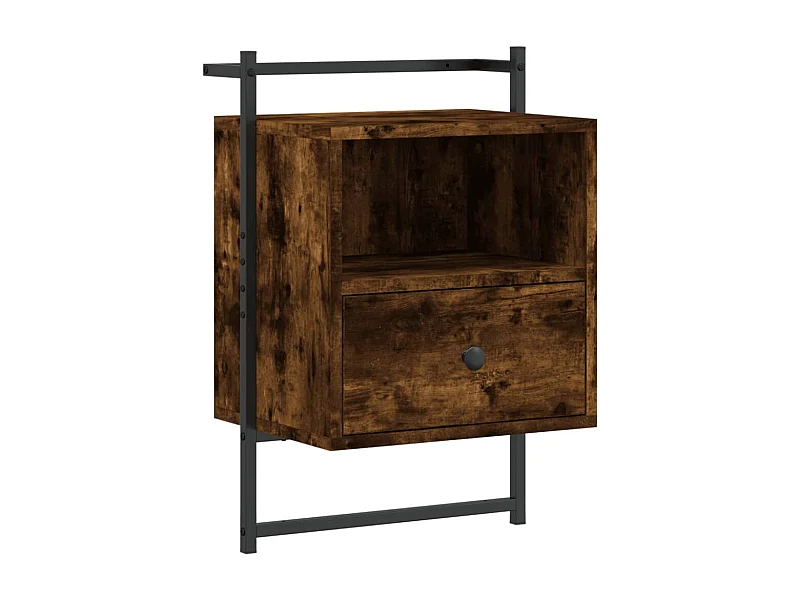 Gina Sofie  Wand-Nachttisch Räuchereiche 40x30x61 cm Holzwerkstoff