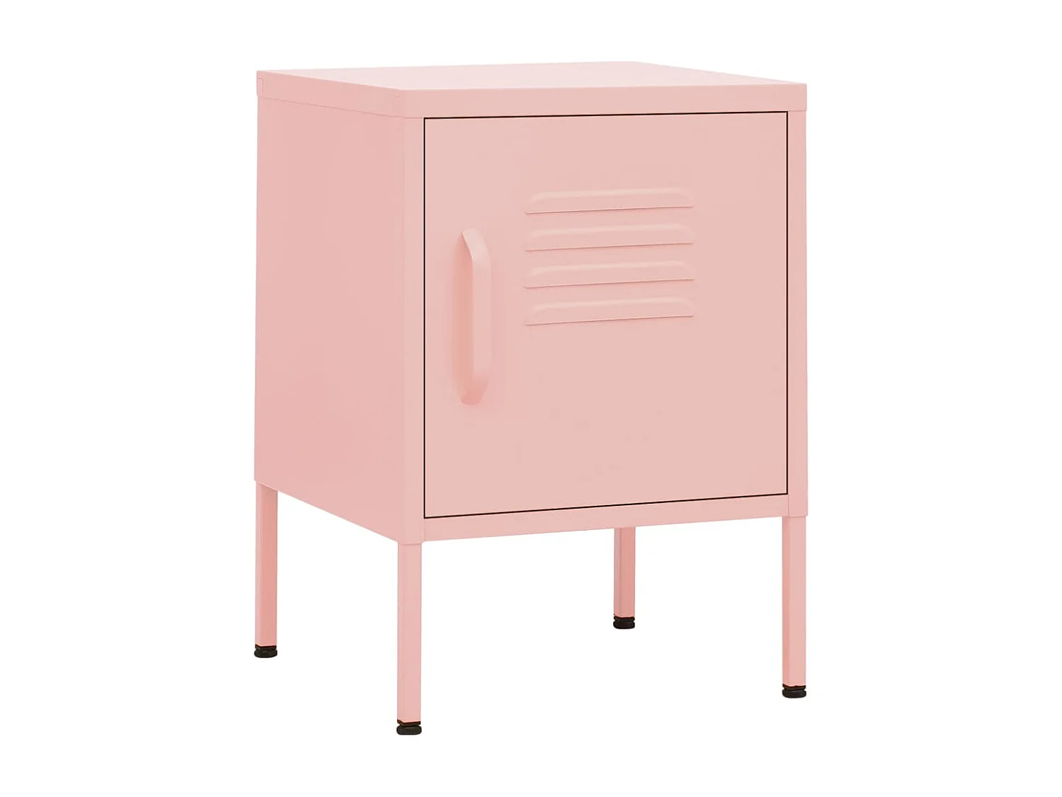 Lakeland  Tables de chevet 2 pcs Rose 35x35x51 cm Acier