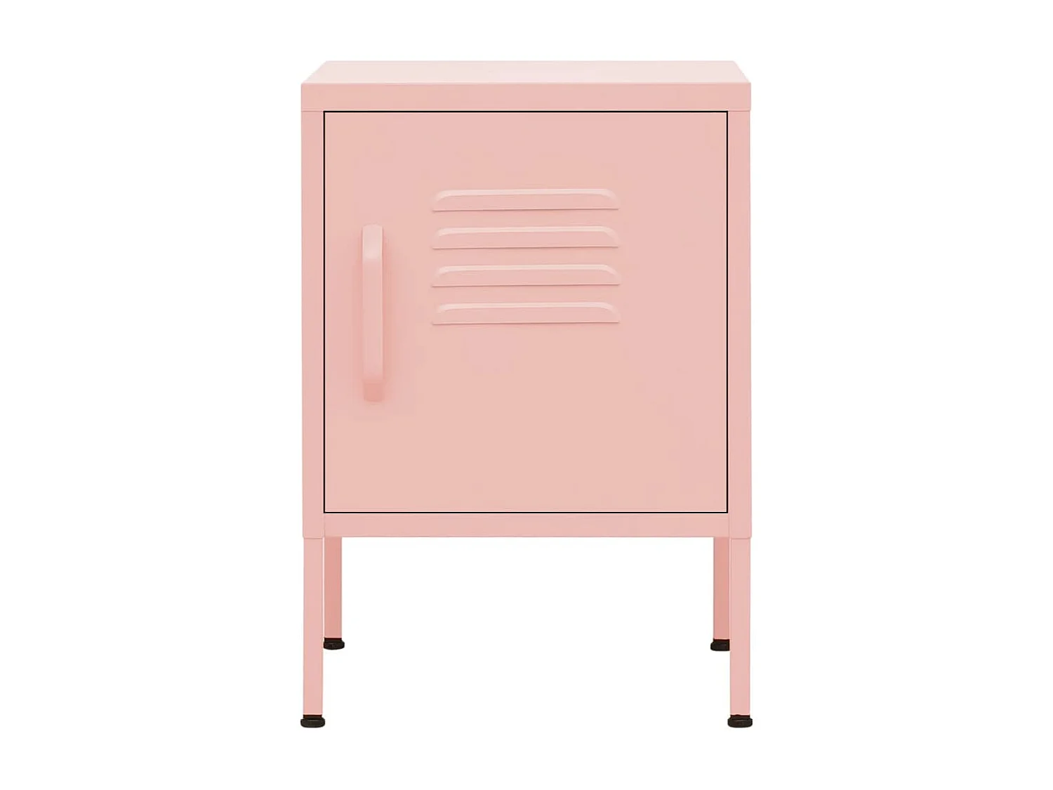 Lakeland  Tables de chevet 2 pcs Rose 35x35x51 cm Acier