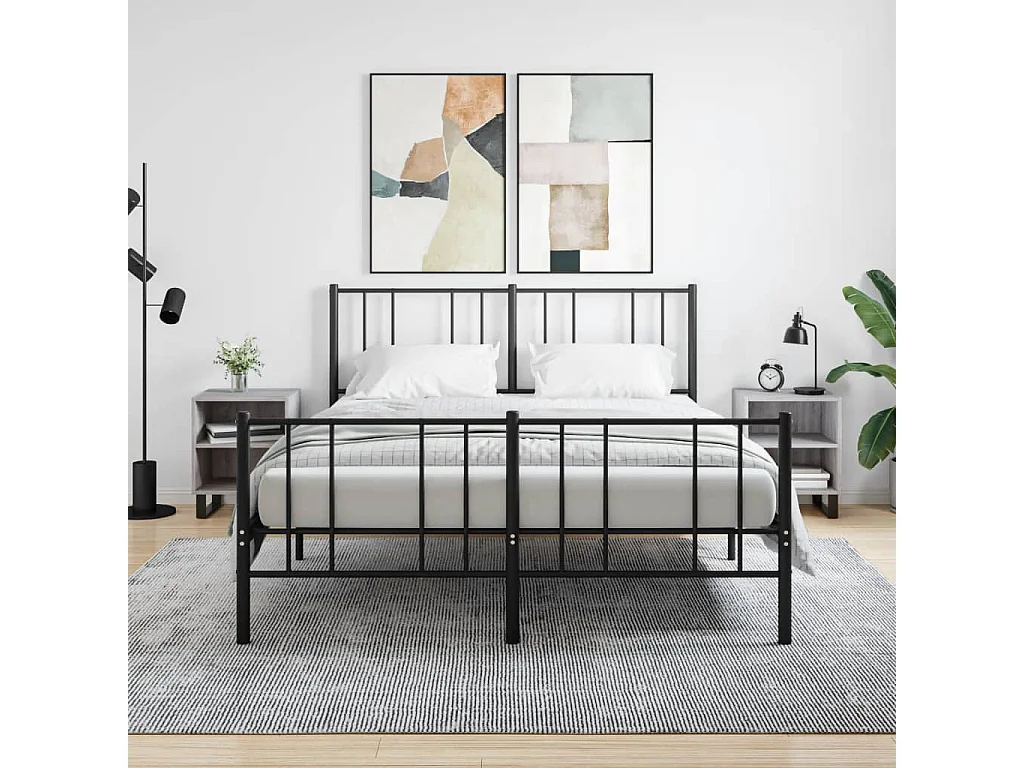 Tuncay  Tables de chevet 2 pcs sonoma gris 40x30x50cm bois d'ingénierie