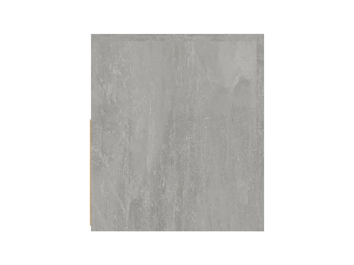 Julian  Tables de chevet 2 pcs avec LED Gris béton 60x35x40 cm