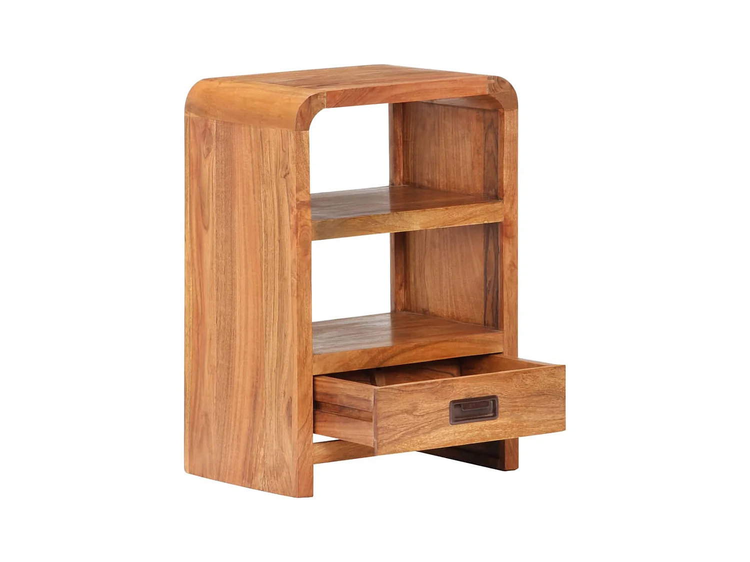 Ballynahown  Table de chevet 40x30x60 cm Bois acacia massif et finition miel