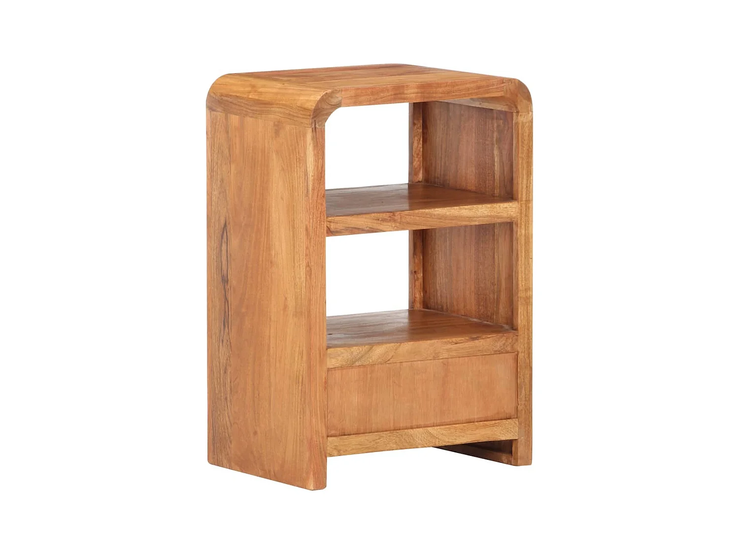 Ballynahown  Table de chevet 40x30x60 cm Bois acacia massif et finition miel